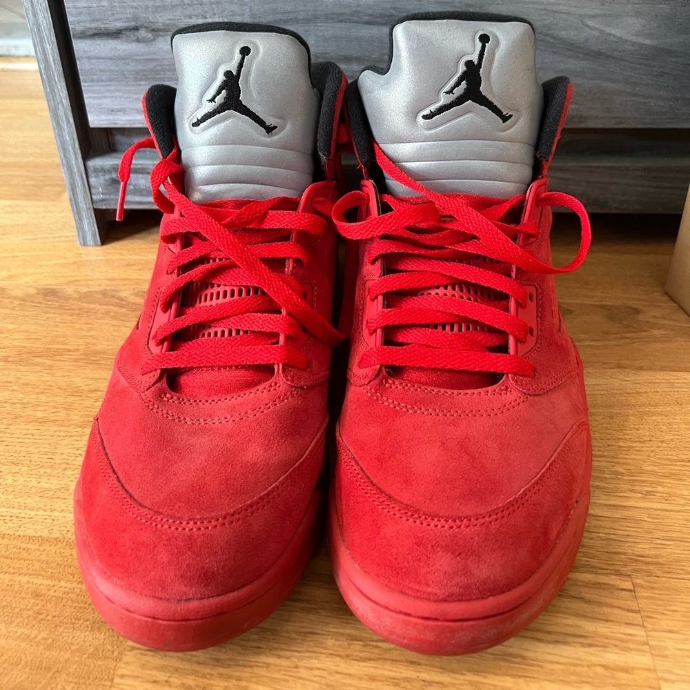 Jordan 5 Red Suede